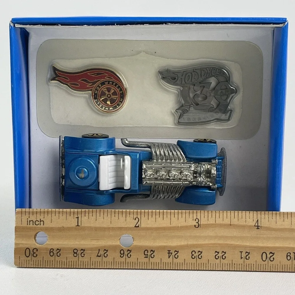 KB Toys Hot Wheels 30th Anniversary Special Edition Hot Rod Series 1 Blue